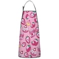 thumbnail image 1 of Strawberry Plants Fruit Dessert Milk Apron-Garden Aprons for Women with Pockets-Cotton Linen Waterproof Kitchen Cooking Gardening Aprons Adjustable for Kitchen,Cooking,BBQ and Salon 33x27 Inch, 1 of 7
