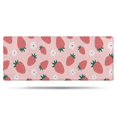 thumbnail image 1 of Strawberry Plants Fruit Flowe Bathroom Rugs Mat,Non Slip Microfiber Bathroom Rug,Rubber Backing,Soft Bathroom Mats for Bathroom Floor,Tub and Shower,60x24in(150x60cm), 1 of 5