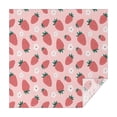thumbnail image 1 of Strawberry Plants Fruit Flowe Square Tablecloth,Waterproof Square Table Cover,Wipeable Spillproof Washable Table Cover for Home Kitchen Party Decor 52"x52"(132x132cm), 1 of 6
