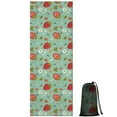 thumbnail image 1 of Strawberry Plants Fruit Flower Leaf Green Pattern Hot Yoga Mat Towel Non Slip for Hot Yoga - Quick-Drying Yoga Mat Cover with 4 Corner Pockets with Travel Bag - Hot Yoga Towel Non Slip 70"x26", 1 of 6