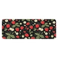 thumbnail image 1 of Strawberry Plants Fruit Flower Leaf Kitchen Rug Mat,Kitchen Runner Rugs Non Skid Washable,Decorative Kitchen Floor Mats for Kitchen,Sink,Laundry,17"x47.2", 1 of 7