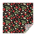 thumbnail image 1 of Strawberry Plants Fruit Flower Leaf Square Tablecloth,Waterproof Square Table Cover,Wipeable Spillproof Washable Table Cover for Home Kitchen Party Decor 42"X42"(107x107cm), 1 of 6