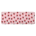 thumbnail image 1 of Strawberry Plants Fruit Flower Pink Pattern Kitchen Rug Mat,Kitchen Runner Rugs Non Skid Washable,Decorative Kitchen Floor Mats for Kitchen,Sink,Laundry,17"x47.2", 1 of 7