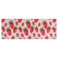 thumbnail image 1 of Strawberry Plants Fruit Flower Pink Pattern Kitchen Rug Mat,Kitchen Runner Rugs Non Skid Washable,Decorative Kitchen Floor Mats for Kitchen,Sink,Laundry,17"X47", 1 of 5