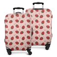 thumbnail image 1 of Strawberry Plants Fruit Flower Pink Pattern Luggage Cover Fashion Suitcase Cover Baggage Covers Fit 25-28 Inch Luggage (Go Travel), 1 of 5
