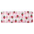 thumbnail image 1 of Strawberry Plants Fruit Heart Daisy Checkered Kitchen Rug Mat,Kitchen Runner Rugs Non Skid Washable,Decorative Kitchen Floor Mats for Kitchen,Sink,Laundry,17"x47.2", 1 of 7
