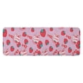 thumbnail image 1 of Strawberry Plants Fruit Milk Box Kitchen Rug Mat,Kitchen Runner Rugs Non Skid Washable,Decorative Kitchen Floor Mats for Kitchen,Sink,Laundry,17"x47.2", 1 of 7