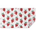thumbnail image 1 of Strawberry Plants Fruit Watercolor Rectangle Tablecloth 60"x102",Waterproof Polyester Rectangle Table Cloth, Wipeable Spillproof Polyester Tablecloth for Dining, Camping, Indoor and Outdoor, 1 of 6