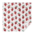 thumbnail image 1 of Strawberry Plants Fruit Watercolor Square Tablecloth,Waterproof Square Table Cover,Wipeable Spillproof Washable Table Cover for Home Kitchen Party Decor 42"X42"(107x107cm), 1 of 6