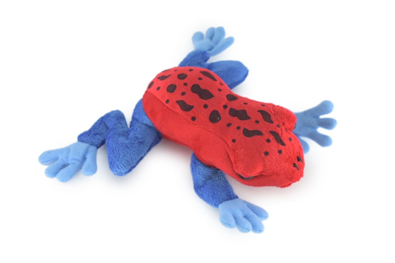 Strawberry Poison Dart Frog Plush Stuffed Animal, Educational, Toy