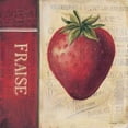 thumbnail image 1 of Strawberry Poster Print by Kimberly Poloson (12 x 12), 1 of 2