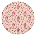thumbnail image 1 of Strawberry Princess Pattern Round Fitted Tablecloth with Elastic Edge,Dining Table Cover Waterproof,Outdoor Round Tablecloth for Camping,Dining,Indoor and Outdoor, 1 of 7