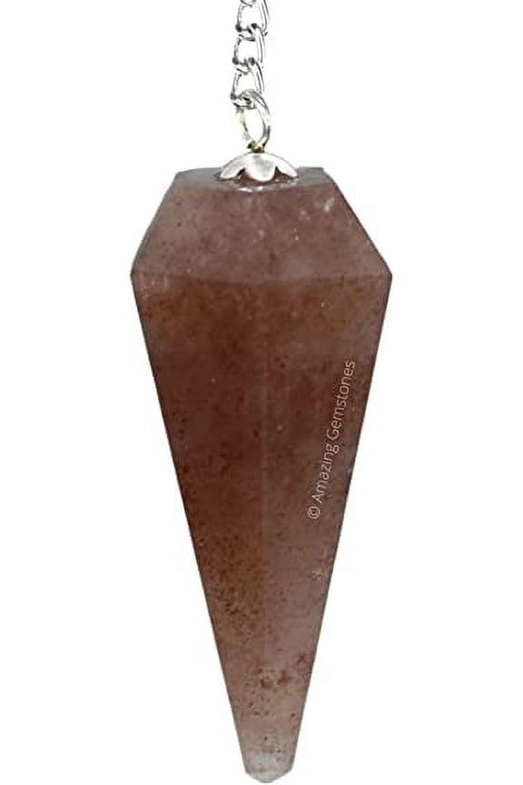 Strawberry Quartz Crystal Pendulum Divination