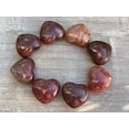 thumbnail image 1 of Strawberry Quartz Gemstone Hearts, Polished Strawberry Quartz Puffy Hearts, Strawberry Quartz Palm Stone, Strawberry Quartz Heart (5 Hearts）, 1 of 9