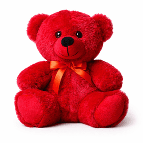 Strawberry Red 6 Inch Teddy Bear Plush Colorama Stuffed Animal Soft Toy