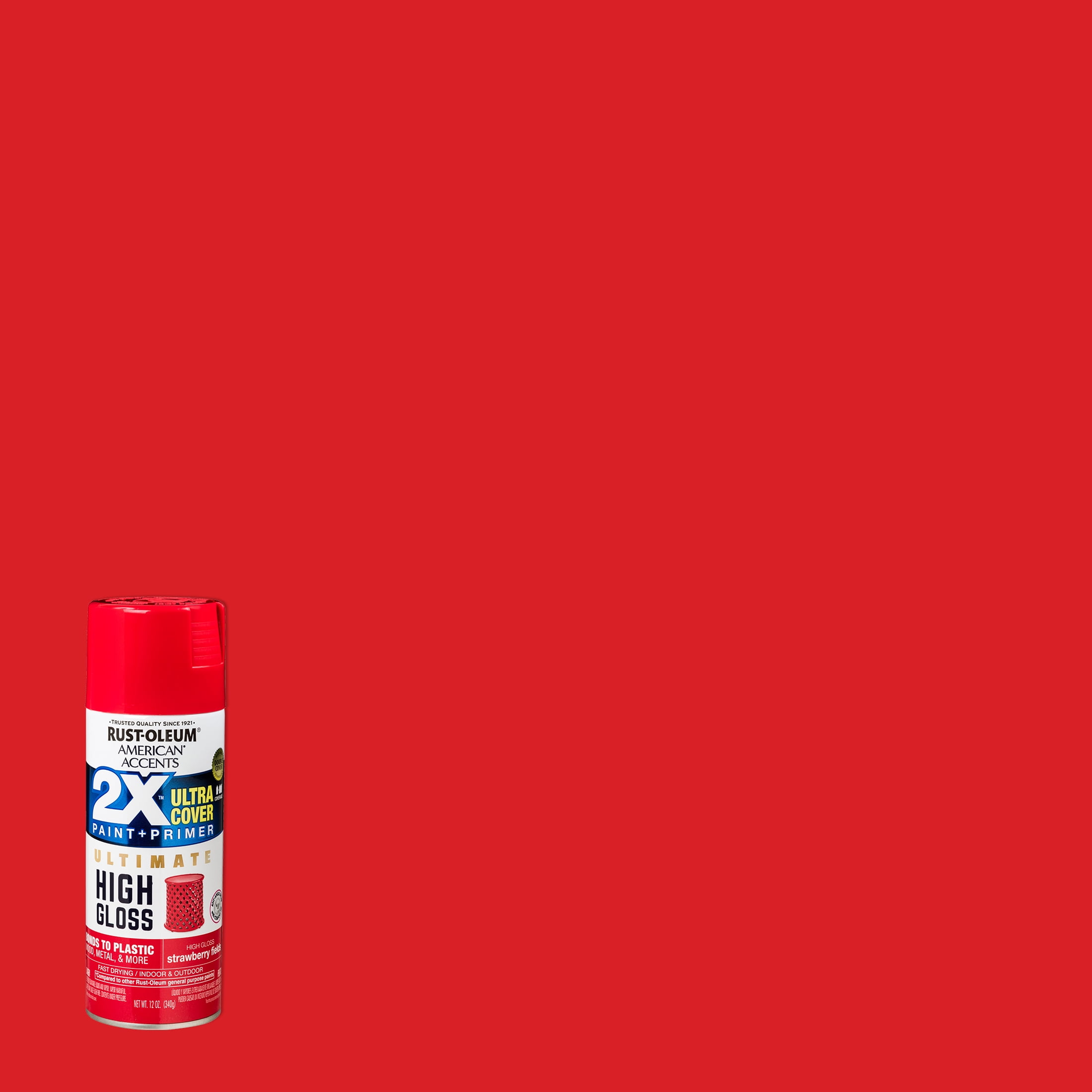 Latte, Rust-Oleum American Accents 2x Ultra Cover Gloss Spray Paint-383198, 12 oz