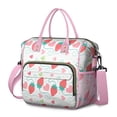 thumbnail image 1 of Strawberry Roomy Insulated Lunch Bags Reusable Lunch Tote for Women Stylish & Functional Large Tote Adult Lunch Box for Post Gym Meals, 1 of 7