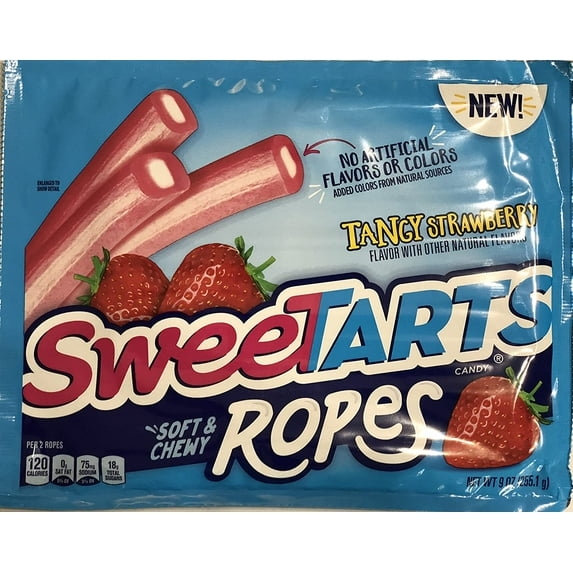 SweeTarts - Soft & Chewy STRAWBERRY Ropes - NEW
