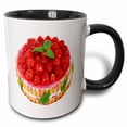 thumbnail image 1 of 3drose, Strawberry Shortcake, 11oz Two-tone Black Mug, 1 of 6