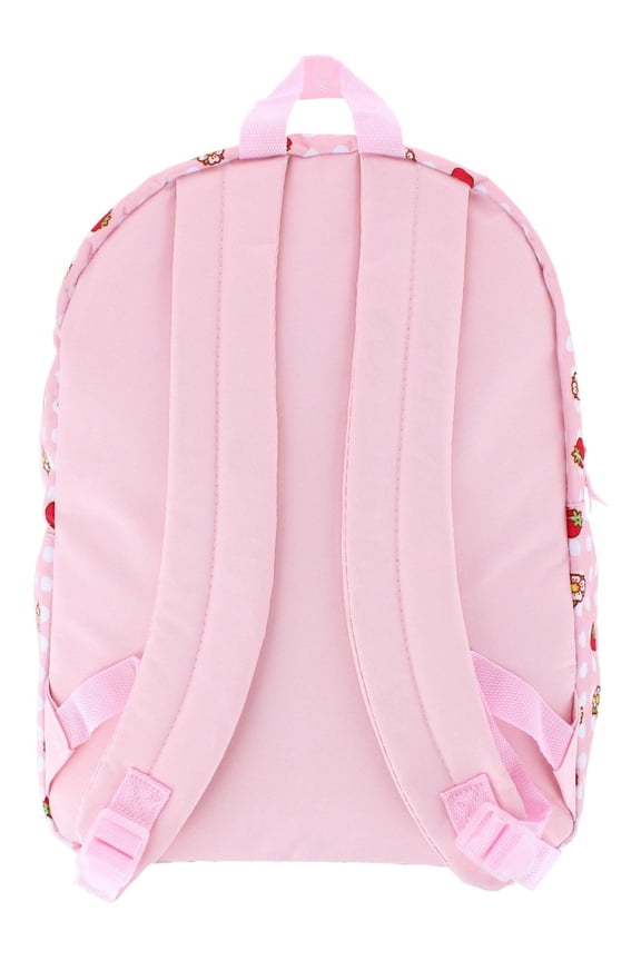 U.P.D., INC Girls Gingham Strawberry Shortcake 16 Inch Backpack