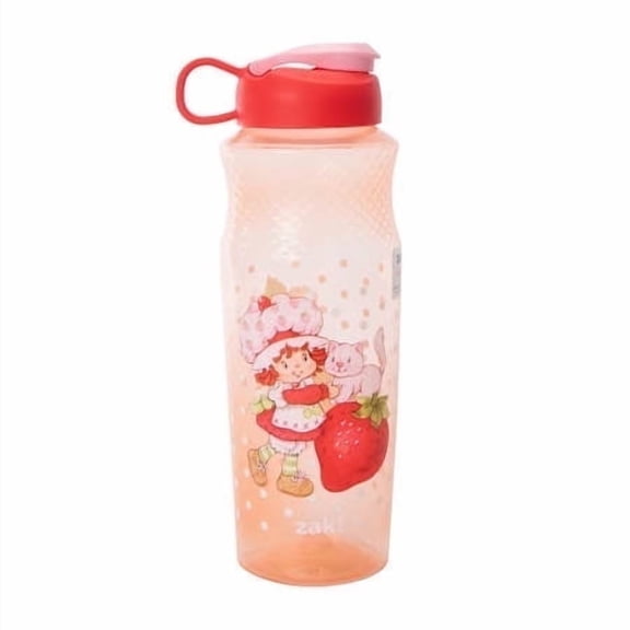 Strawberry Shortcake 30oz Flip Top Bottle Red