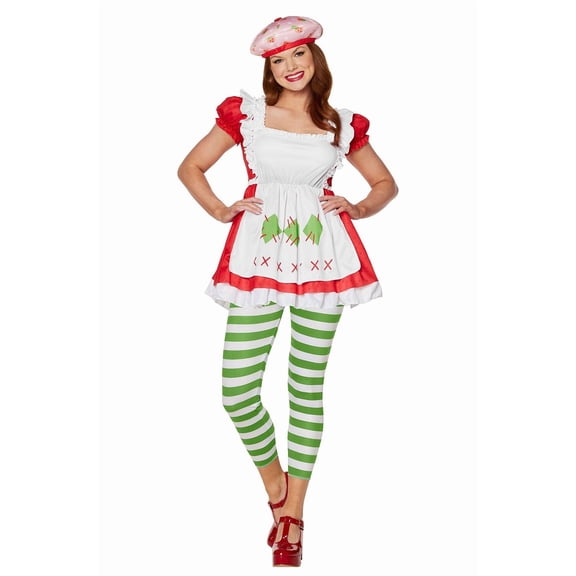 InSpirit Designs, LLC Strawberry Shortcake Adult Costume | Large Female