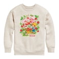thumbnail image 1 of Strawberry Shortcake - Coquette Heart - Youth Girls Crew Fleece Sweatshirt, 1 of 4