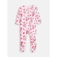 thumbnail image 1 of Strawberry Shortcake Baby Girls Sleep & Play Footed Pajamas, One Piece, Sizes NB-6/9M, 1 of 4