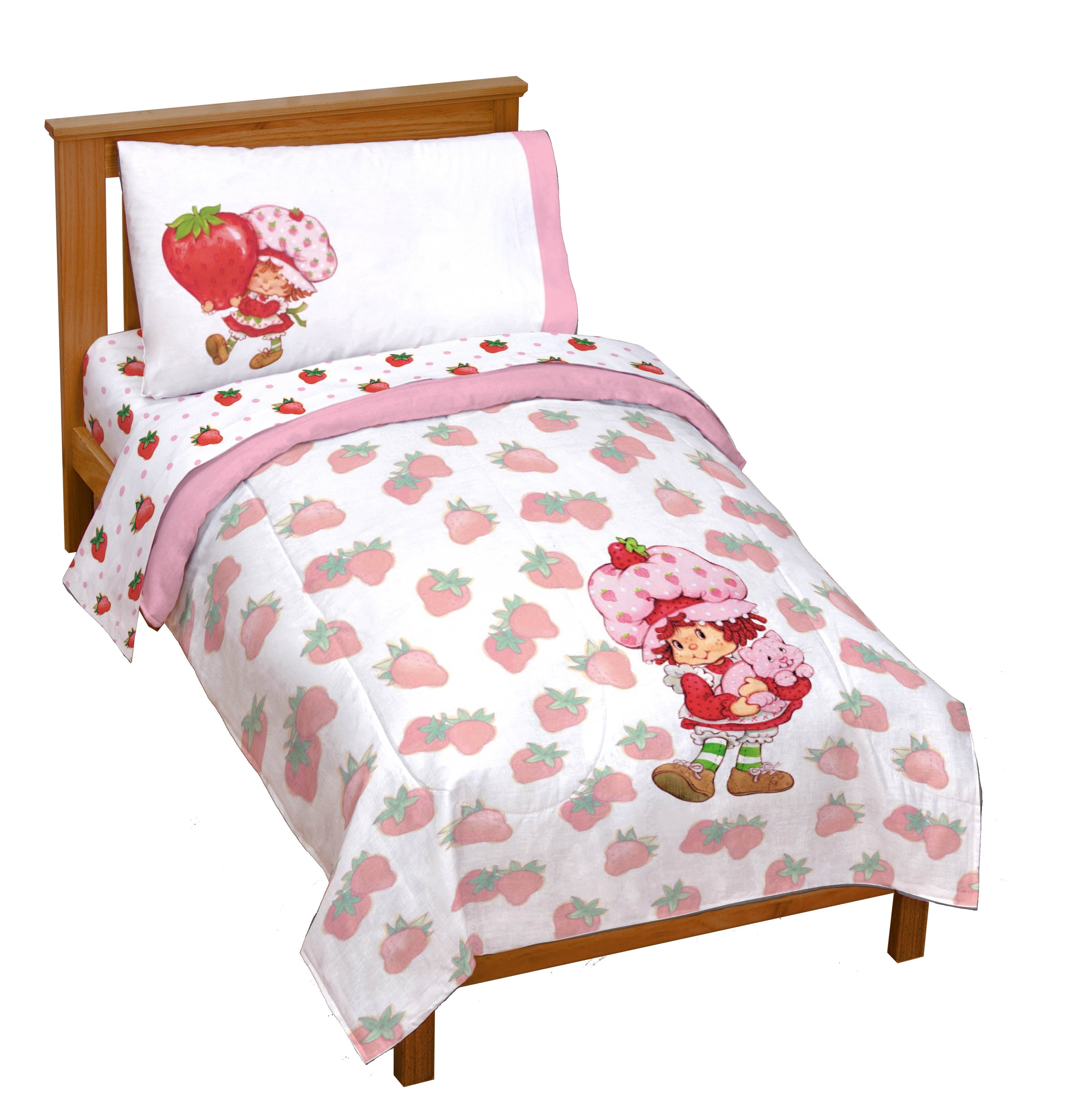 Strawberry Shortcake Berry Berry 4 Piece Toddler Size Comforter