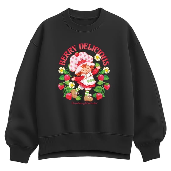 Strawberry Shortcake - Berry Delicious - Women's Oversized Fleece Crew Sweatshirt