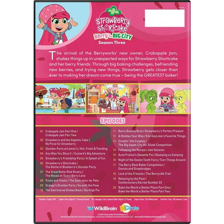Strawberry Shortcake: Berry in the Big City Season 3 - Walmart.com