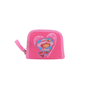 ADS Multiple Slots and Pocket Womens Bifold Wallet, Pink Strawberry Shortcake