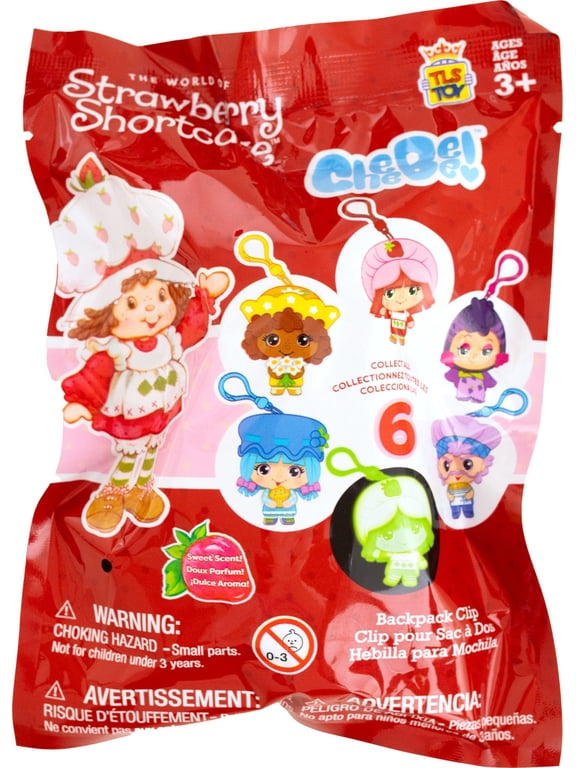 Strawberry Shortcake 2.5-Inch Blind Bag CheeBee Keychain Figure | One Random