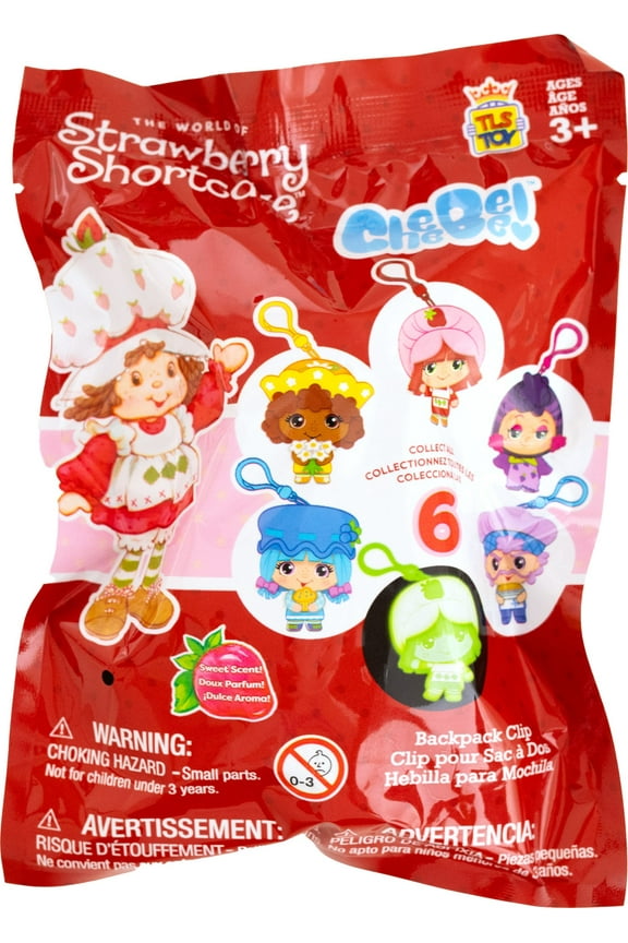 Strawberry Shortcake Cheebee Backpack Clip Mystery Pack (1 RANDOM Figure)