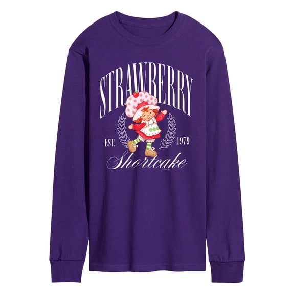 Strawberry Shortcake - Collegiate - Men's Long Sleeve Graphic T-Shirt