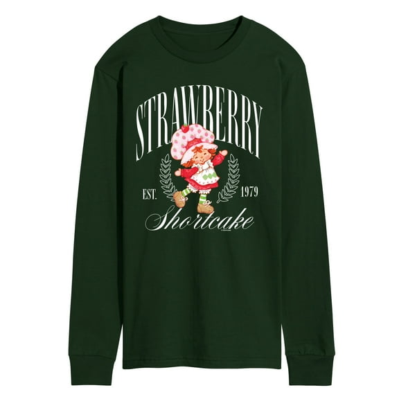 Strawberry Shortcake - Collegiate - Men's Long Sleeve Graphic T-Shirt