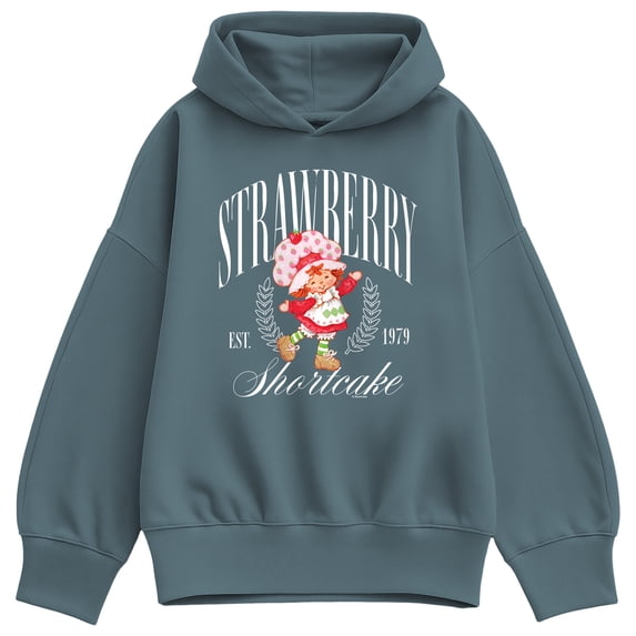 Strawberry Shortcake - Collegiate - Women's Oversized Fleece Hoodie Sweatshirt