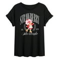thumbnail image 1 of Strawberry Shortcake - Collegiate - Women's Oversized Graphic T-Shirt, 1 of 4