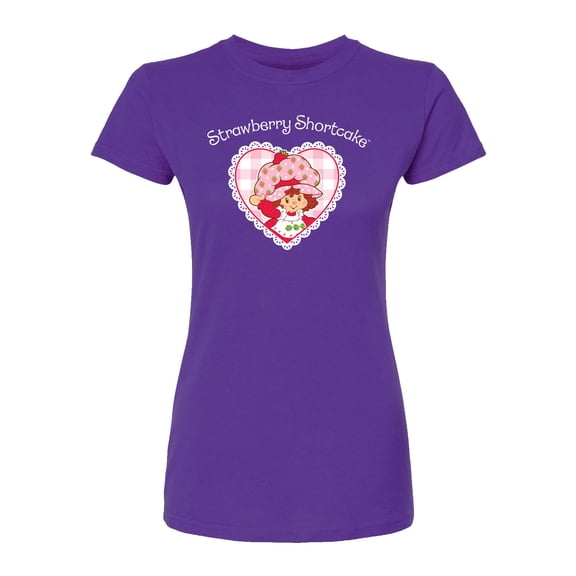 Strawberry Shortcake - Coquette Heart - Juniors Fitted Graphic T-Shirt