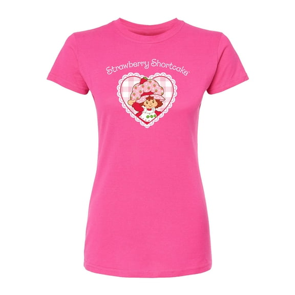 Strawberry Shortcake - Coquette Heart - Juniors Fitted Graphic T-Shirt