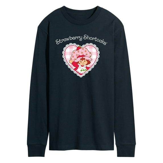 Strawberry Shortcake - Coquette Heart - Men's Long Sleeve Graphic T-Shirt
