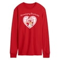 thumbnail image 1 of Strawberry Shortcake - Coquette Heart - Men's Long Sleeve Graphic T-Shirt, 1 of 3