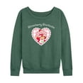 thumbnail image 1 of Strawberry Shortcake - Coquette Heart - Women's French Terry Long Sleeve Shirt, 1 of 4