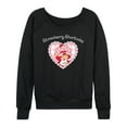 thumbnail image 1 of Strawberry Shortcake - Coquette Heart - Women's French Terry Long Sleeve Shirt, 1 of 4