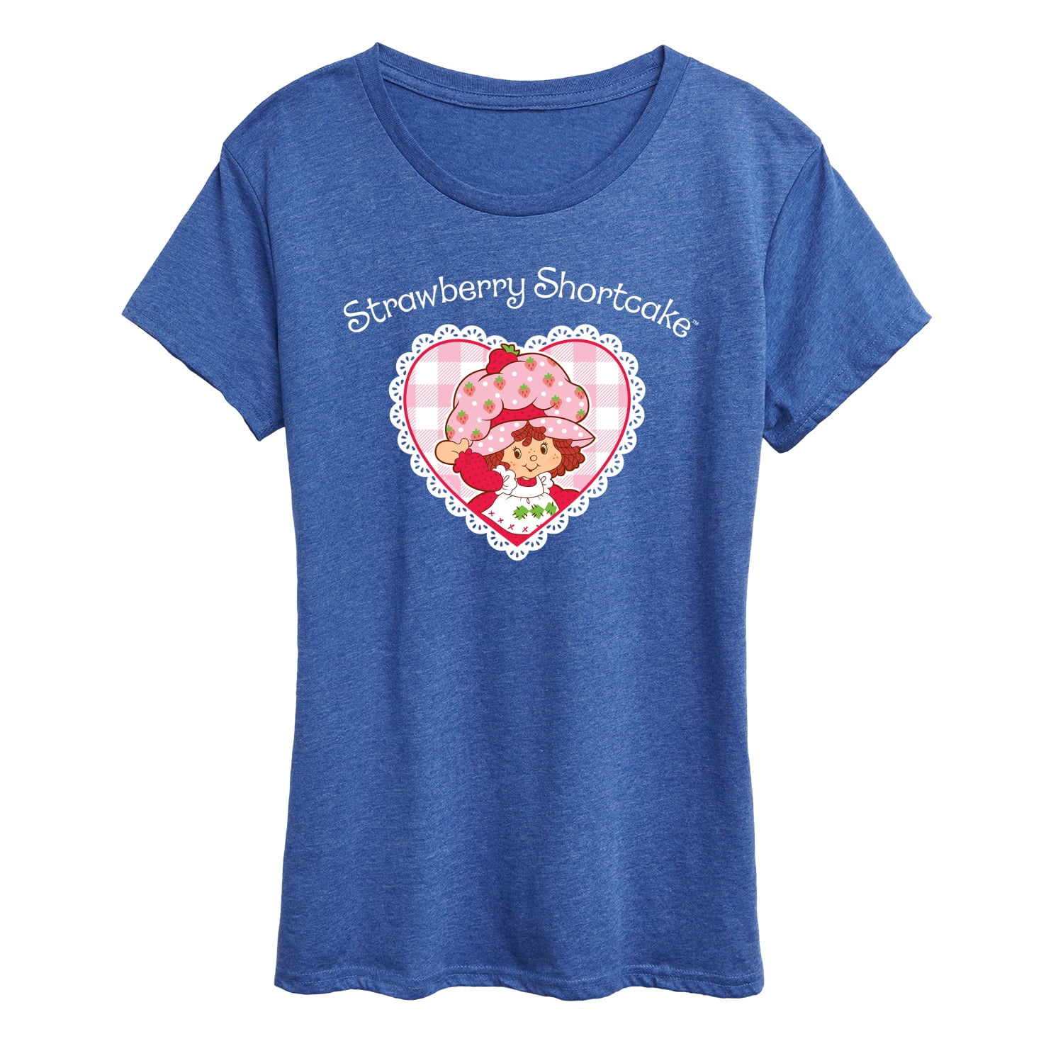 Sequin Strawberry Crew Neck Short Sleeve T Shirt main image 1