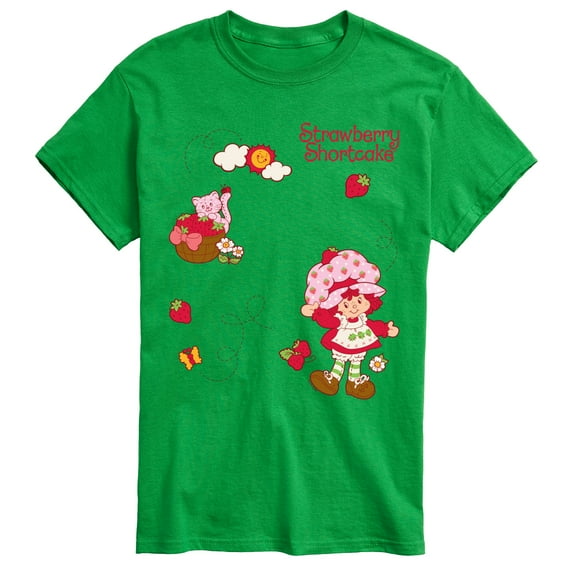 Strawberry Shortcake - Custard And Flowers - Men's Short Sleeve Graphic T-Shirt