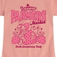 thumbnail image 1 of Strawberry Shortcake - Farmers Market - Toddler And Youth Girls Fitted Short Sleeve Graphic T-Shirt, 1 of 4