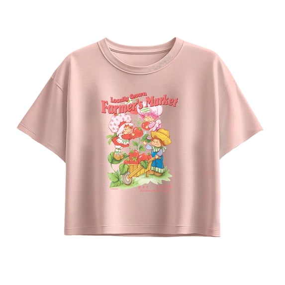 Strawberry Shortcake - Farmers Market - Youth Girls Boxy T-Shirt