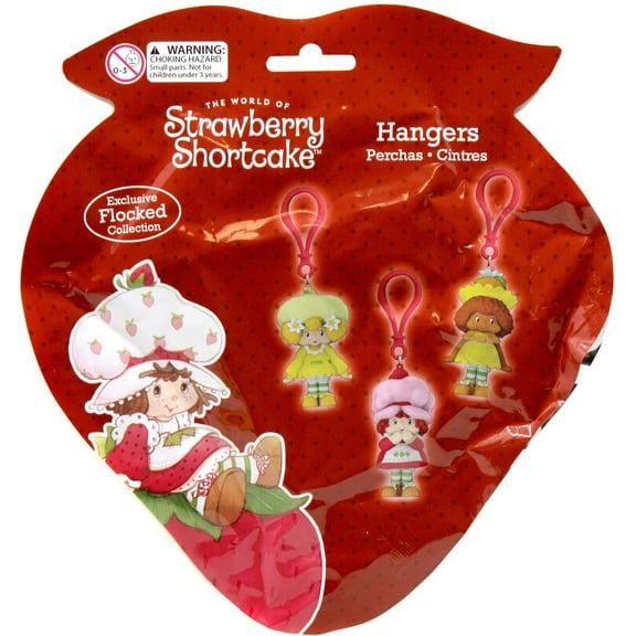 U.C.C. Distributing Strawberry Shortcake - Flocked Strawberry Shortcake 1 Single 3D Figure Bag Clip Blind Bag