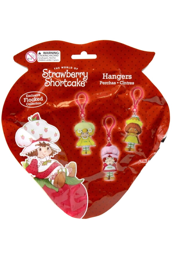 U.C.C. Distributing Strawberry Shortcake - Flocked Strawberry Shortcake 1 Single 3D Figure Bag Clip Blind Bag